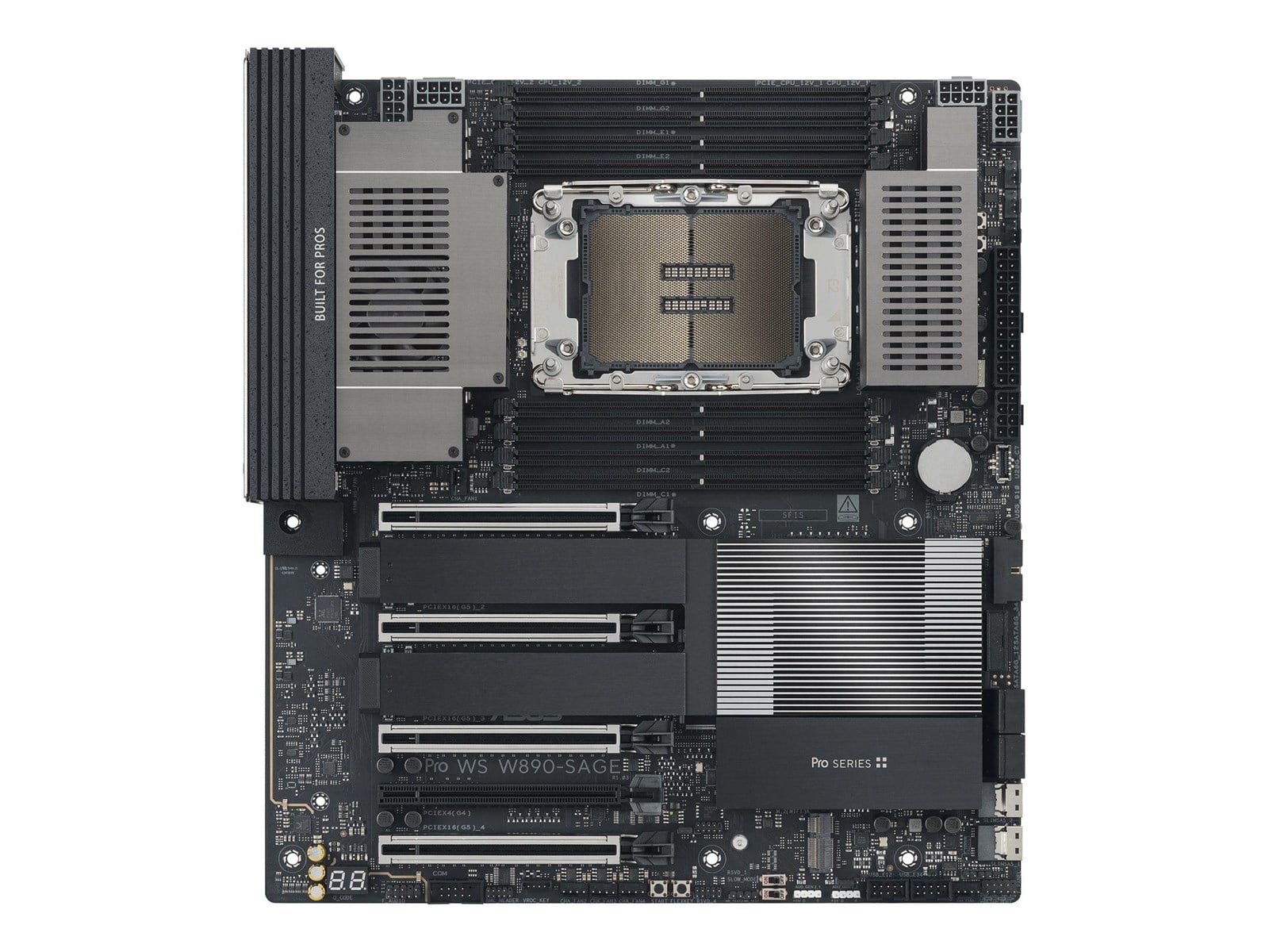 ASUS Pro WS W890-SAGE Mainboard - Intel W890 - LGA4710-2 Socket - DDR5 ...