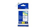 Papier, Fotopapier und Etiketten - Brother Tape brother 12 mm blue/white - TZ233