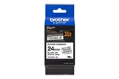 Papier, Fotopapier und Etiketten - Brother Tape brother 24 mm black/white tze-s251 strong adhesive - TZS251