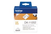 Papier, Fotopapier und Etiketten - Brother DK-11202 - Black On White - 62 x 100 mm 300 label(s) - DK-11202