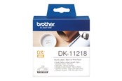 Papier, Fotopapier und Etiketten - Brother DK11218 - Black on white - DK11218