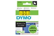 Papier, Fotopapier und Etiketten - DYMO D1-Etikettenband | schwarz auf gelb | 24 mm x 7 m - 53718