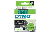 Papier, Fotopapier und Etiketten - DYMO D1-Etikettenband | schwarz auf grün | 9 mm x 7 m - 409190