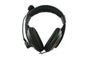 Kopfhörer/Headsets - Deltaco Headset HL-56 - Schwarz - HL-56