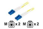 Netzwerk - Kabel - Deltaco Fiberkabel LC - LC duplex sing - LCLC-3S