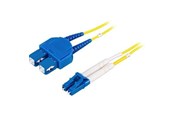 Netzwerk - Kabel - Deltaco Fiberkabel LC - SC duplex 1m - LCSC-1S