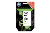 Druckerzubehör - Tinte & Toner - HP 300 / CN637EE - Combo Pack - Black - (Cyan Magenta Cyan) Ink - Tintenpatrone Dye-based tricolour *DEMO* - CN637EE