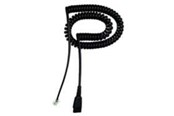 Audio Kabel - Jabra Netcom 2 m. Spiral Kabel mit mod - 8800-01-06