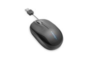 Maus - Kensington Pro Fit® Mobile Maus mit einziehbarem Kabel, schwarz - Maus (Schwarz) - K72339EU