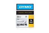 Papier, Fotopapier und Etiketten - DYMO Rhino-Industrie-Vinyletiketten | 19 mm x 5,5 m | schwarz auf weiß | selbstklebendes Schriftband - 18445