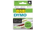 Papier, Fotopapier und Etiketten - DYMO D1-Etikettenband | schwarz auf gelb | 19 mm x 7 m - 45808