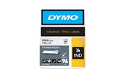 Papier, Fotopapier und Etiketten - DYMO Rhino Industrie Nylonetiketten | flexibel | 24 mm x 3,5 m | schwarze Schrift auf weißem Untergrund - S0773840