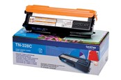 Druckerzubehör - Tinte & Toner - Brother TN328C / TN 328C - High Capacity Cyan Toner - Tonerpatrone Cyan - TN328C