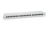 Netzwerkzubehör - Digital Data Equip Premium 24-Port Cat.6 Shielded Patch Panel Light Grey - 326324