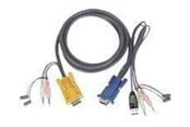 KVM Kabel - ATEN 2L-5302U - tastatur- / mus- / video- / Audiokabel - 2L-5302U