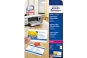 Papier, Fotopapier und Etiketten - Avery Business cards white satin finish double-sided print 220g Quick & Clean™ - C32016-25