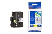 Papier, Fotopapier und Etiketten - Brother Tape/36mm black on matt f P-Touc - TZEM961