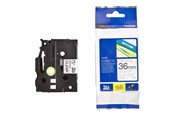 Papier, Fotopapier und Etiketten - Brother TZE161 - Black On Clear - Roll (3.56 cm x 8 m) - TZE161