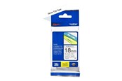 Papier, Fotopapier und Etiketten - Brother TZE241 Black/White Tape 18 mm - TZE241