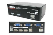 KVM Switches - StarTech.com 2 Port Professional USB KVM Switch Kit mit Kabel - KVM Switch - 2 Anschlüsse - SV231USBGB
