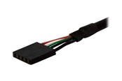 USB Kabel - StarTech.com Panel Befestigungskit USB Kabel USB A zu Motherboard Header Kabel - USB-kabel - USBPNLAFHD1