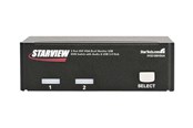 KVM Switches - StarTech.com 2 Port DVI VGA Dual Monitor KVM Switch USB mit Audio - KVM / Audio / USB Switch - 2 Anschlüsse - SV231DDVDUA