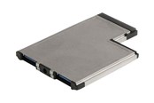 Controller - StarTech.com 2 Port Flush Befestigungskit ExpressCard 54mm SuperSpeed USB 3.0 Card Adapter - USB-Adapter - ECUSB3S254F