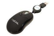 Maus - LogiLink Mouse Optical USB Mini mit einziehbarem Kabel - Maus () - ID0016