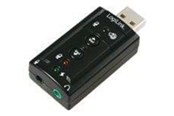 Soundkarten - LogiLink USB Soundcard mit Virtual 7.1 Soundeffects - UA0078