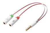 Audio Kabel - Sandberg Headset Konverter für Apple - 508-59