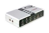 Soundkarten - Deltaco DELOCK USB Sound Box 7.1 - 61803