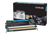 Druckerzubehör - Tinte & Toner - Lexmark X746A1CG - Cyan toner - Tonerpatrone Cyan - X746A1CG