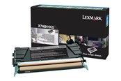 Druckerzubehör - Tinte & Toner - Lexmark X746H1KG Black - Tonerpatrone Schwarz - X746H1KG