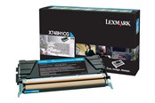 Druckerzubehör - Tinte & Toner - Lexmark X748H1CG Cyan - X748H1CG