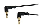 Audio Kabel - StarTech.com Slim 3.5mm Right Angle Stereo Audio Kabel - Audiokabel - digitalt Audio - MU3MMS2RA