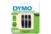 Papier, Fotopapier und Etiketten - DYMO Prägeband | 3D weiß auf schwarz | 9 mm x 3 m | 3 Prägebänder - S0847730