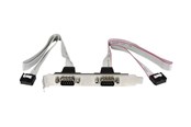 Parallele / Serielle Kabel - StarTech.com Serial Port Bracket - 2port - PLATE9M2P16
