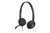 Kopfhörer/Headsets - Logitech H340 USB Headset - Black - 981-000475