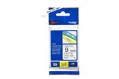 Papier, Fotopapier und Etiketten - Brother TZe 221 - Black On White - Roll (0.9 cm x 8 m) - TZE221