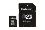 Speicherkarten - Intenso Mikro SD Card w/ Adapter - 4GB - 3403460