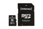 Speicherkarten - Intenso Mikro SD Card w/ Adapter - 4GB - 3403470