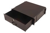 Rack-Gehäuse - DIGITUS DN-19 KEY-3U-SW Keyboard Drawer & Document Storage for 483 mm (19") Cabinets - DN-19 KEY-3U-SW