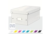 Archivierung und Aufbewahrung - Leitz Click & Store WOW DVD Aufbewahrungsbox Weiß - 60420001