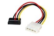 Stromkabel (Intern) - StarTech.com 4 Pin Molex zu Left Angle SATA Strom Kabel Adapter - SATAPOWADPL