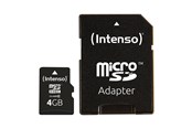 Speicherkarten - Intenso microSD Class 10 - 20MB/s - 4GB - 3413450