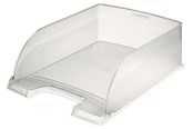 Schreibtischzubehör - Leitz Plus Briefkorb, Jumbo Farblos - ESSELTE-52330003