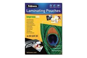 Laminierung - Fellowes A4 glänzende Laminierfolie 100 Mikron - 100er Pack - 5351111