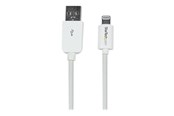 Display Kabel - StarTech.com Apple 8-pin Lightning zu USB Kabel für iPhone / iPod / iPad - USBLT1MW