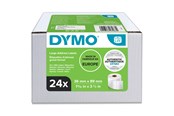 Papier, Fotopapier und Etiketten - DYMO LabelWriter Adressetiketten (Groß) | 36 mm x 89 mm | 24 Rollen mit je 130 leicht ablösbaren Etiketten (3.120 Etiketten) | selbstklebende Etiketten - S0722390