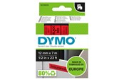 Papier, Fotopapier und Etiketten - DYMO D1-Etikettenband | schwarz auf rot | 12 mm x 7 m - S0720570